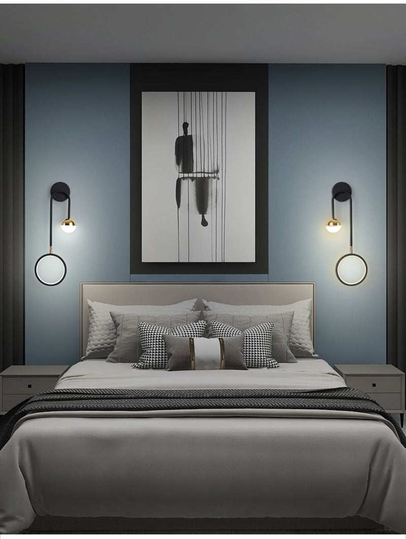 GRN Creative Nordic Modern Minimalist Bedroom Bedside Lamp