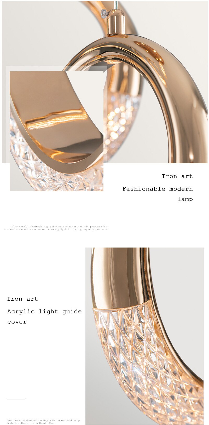 Lyf Moon And Circle Pendant Light