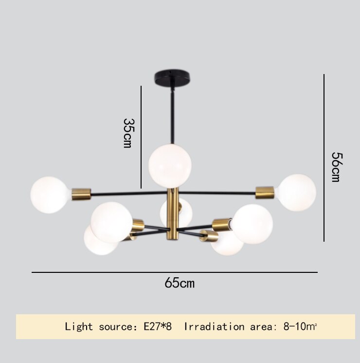 Oud Berenice Nordic Chandelier Elegance