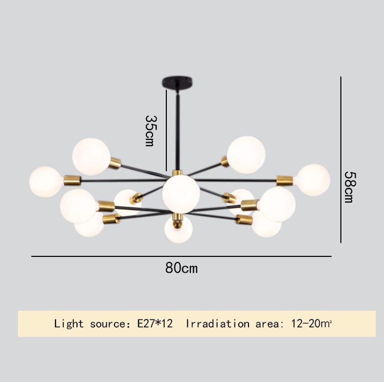 Oud Berenice Nordic Chandelier Elegance