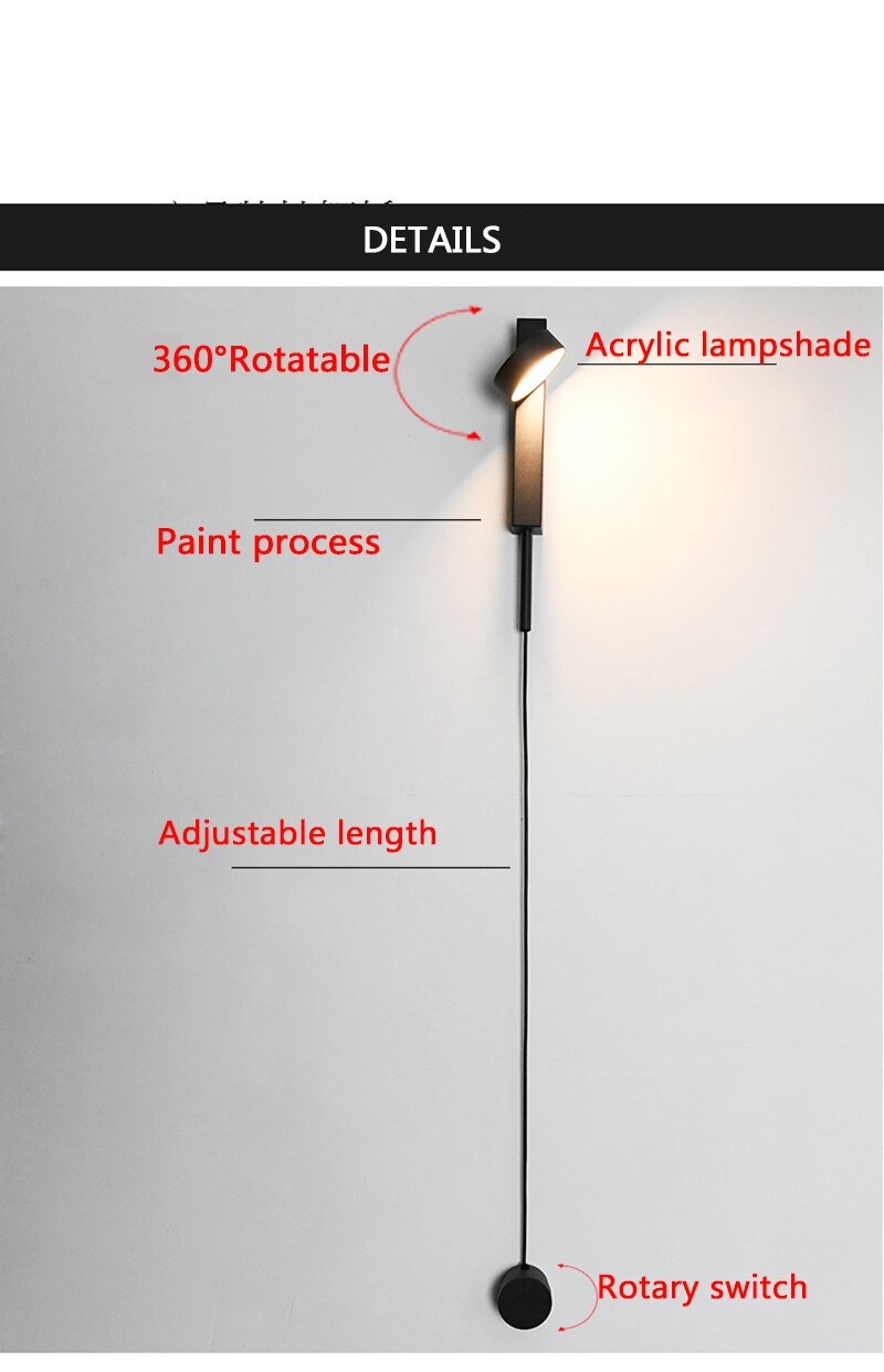 Won Caspar Nordic Wall Lamps