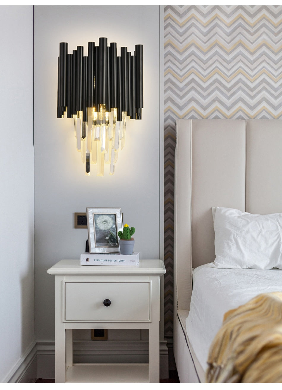 Ylk Modern Black Wall Lamp