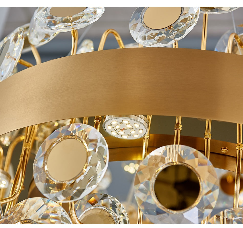 Ylk Zara Luxury Crystal Chandelier