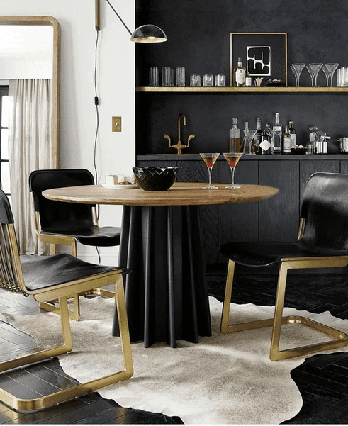 Hera - Retro Metal & Wood Wall Lamp with Plug