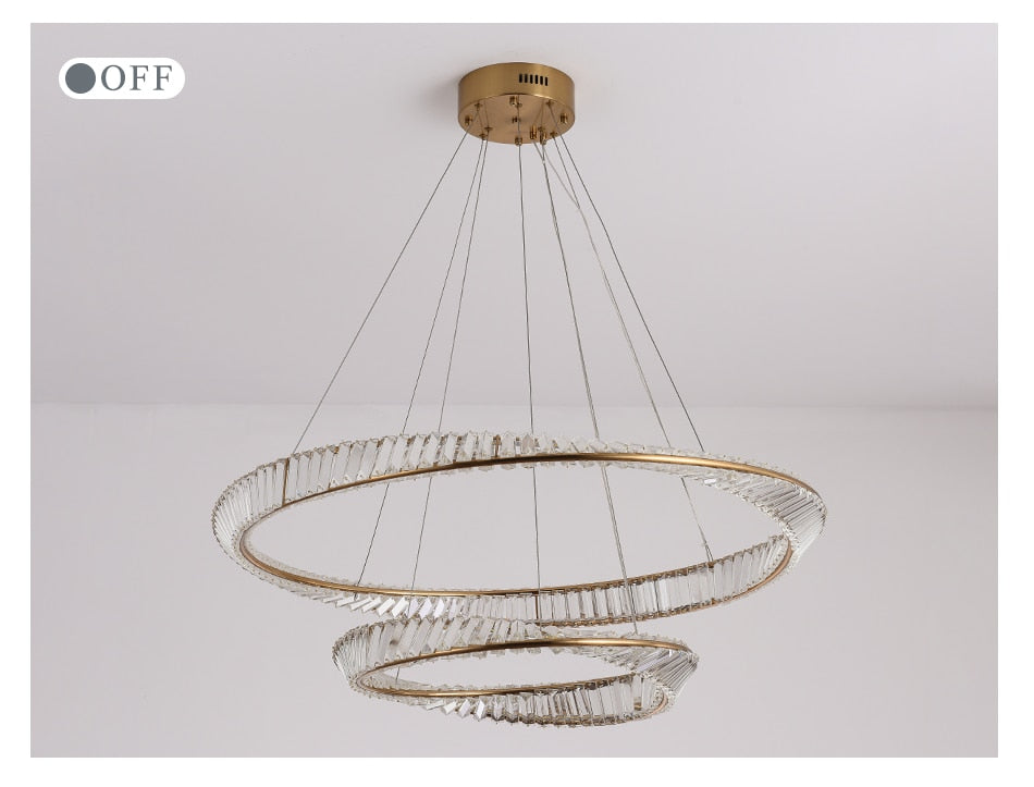 Ylk Mobius Ring Crystal Lamp