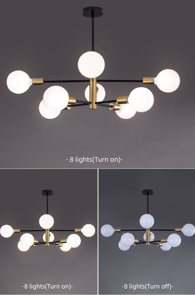 Oud Berenice Nordic Chandelier Elegance