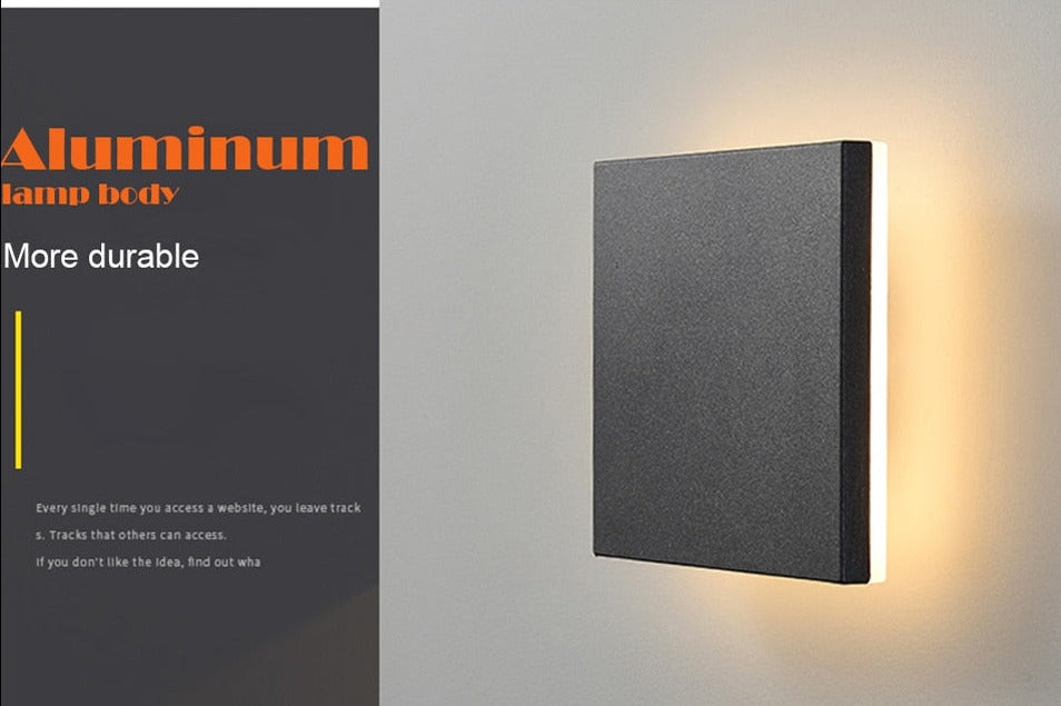 IIS Round/Square Modern IP65 Waterproof outdoor LED wall lamp