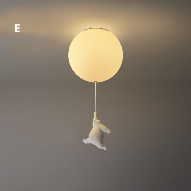 Ruben Bear Nursery Ceiling Light