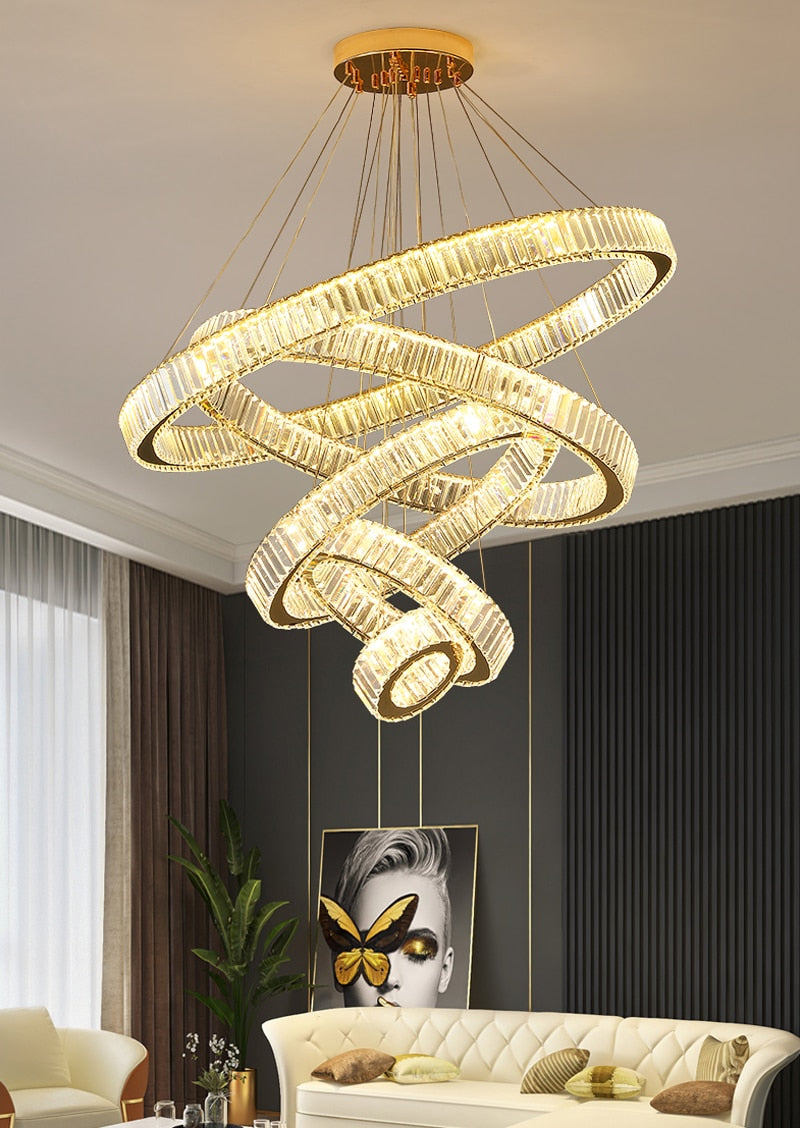 Ylk Ring LED Chandelier Fixture