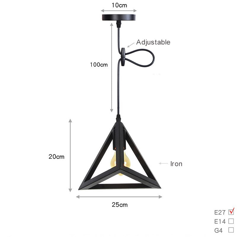 LYF 20-styles Daire Modern industrial style American retro country Pendant Lamp