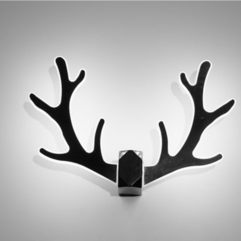 IIS Nordic Antler wall lamp LED bedside bedroom light macarons wall sconce