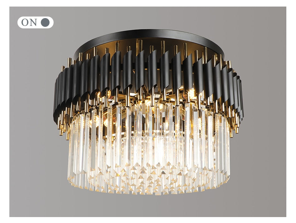 Ylk Aldric Luxury Black Chandelier