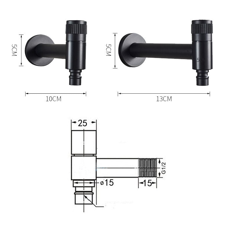 Kol - Modern Water Spigot Outdoor Faucet Hose Spigot