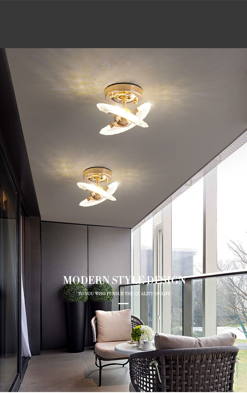 Lyf Multi Style Crystal Ceiling Light