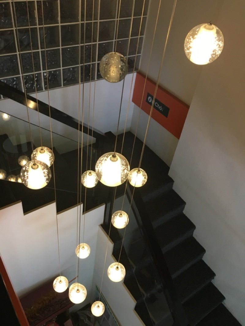 Ylk Luxury Bubble Crystal Chandelier