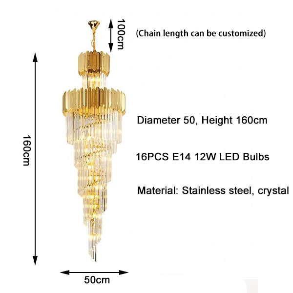 Ylk Darrian Modern Crystal Chandelier