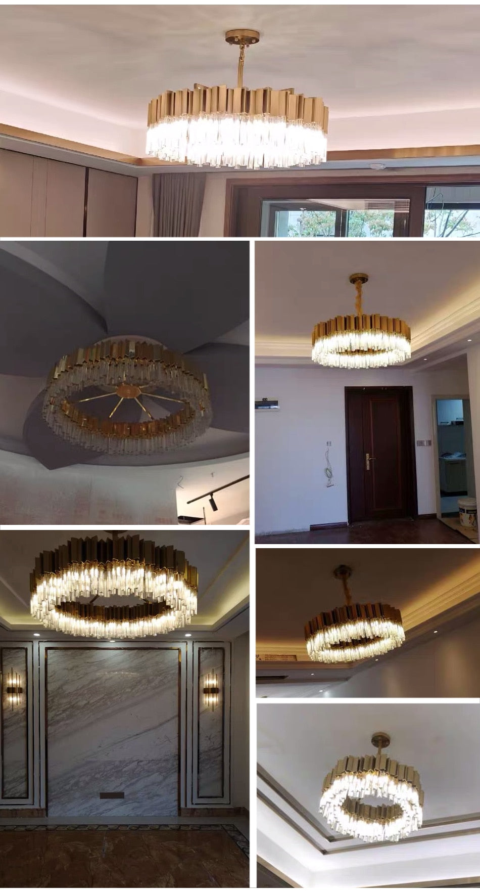 Ylk Zephyr Modern Crystal Chandelier