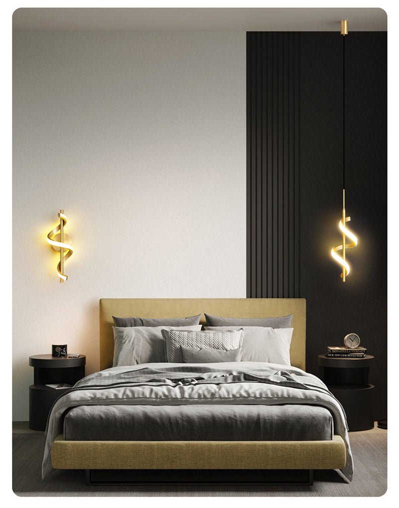 LYF Wall/Pendant The Spiral Lustre LED Light