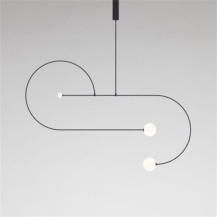 Torborg Minimalist Bedroom Bedside Led Chandelier Light