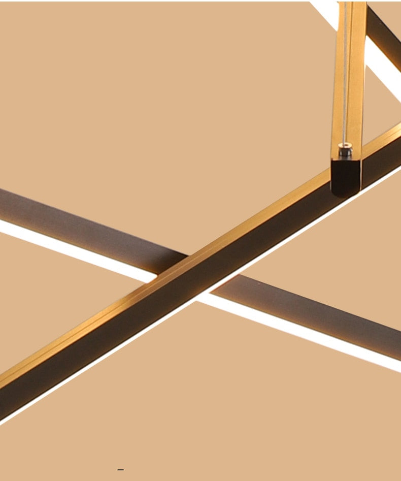 Ylk Black Luxury LED Chandelier