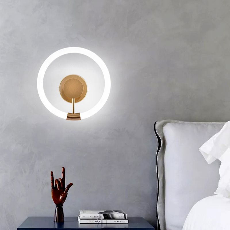 Won Carrick Circle LED Wall Light