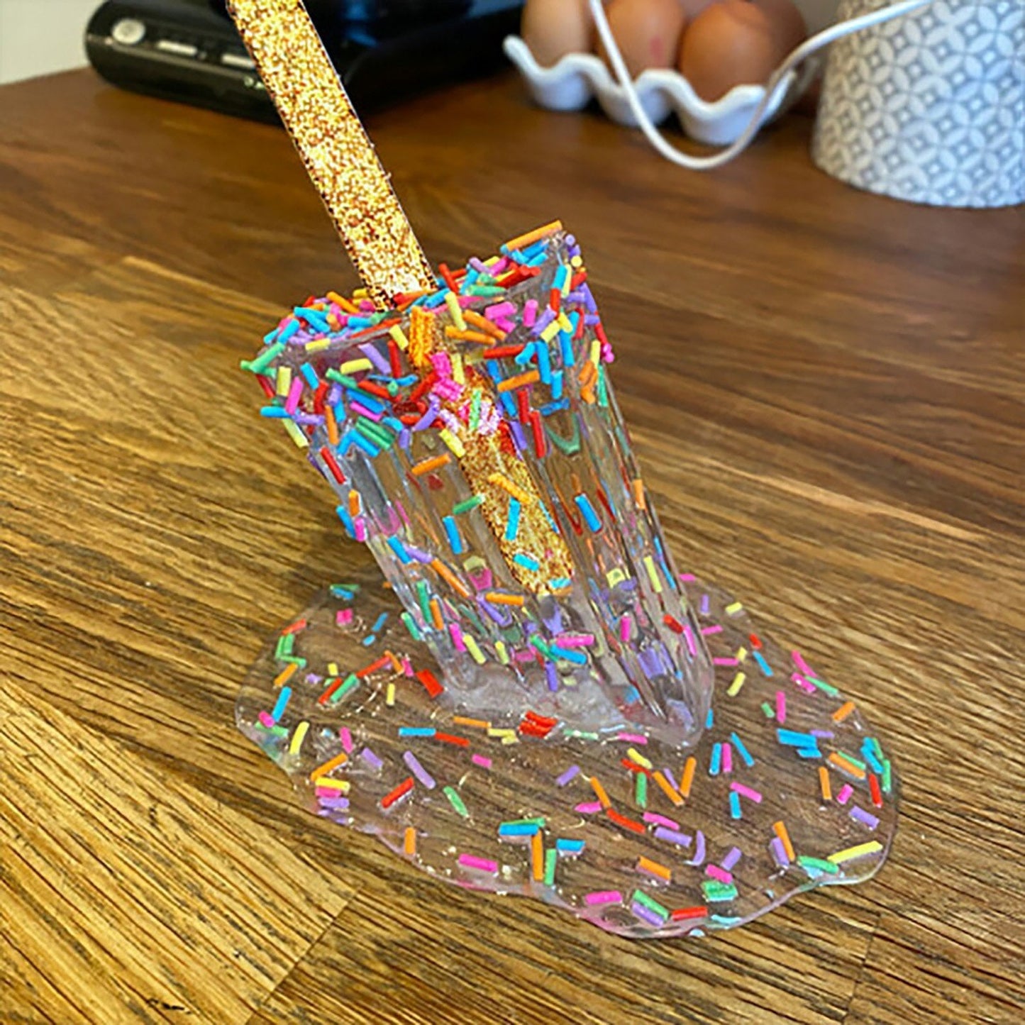 Melting Artisan Melting Popsicle Sculpture