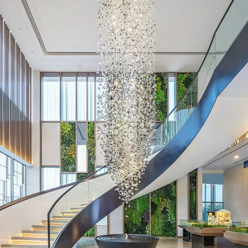 Ylk Modern Clear Crystal Chandelier