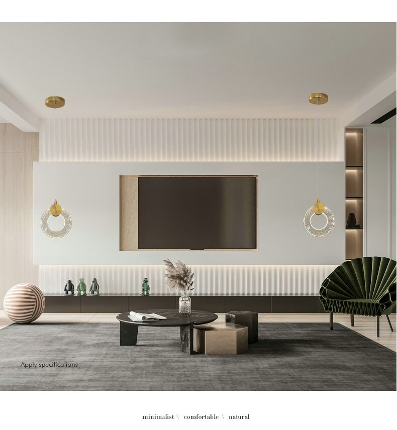 LYF Desdemona Crystal LED Pendant Light