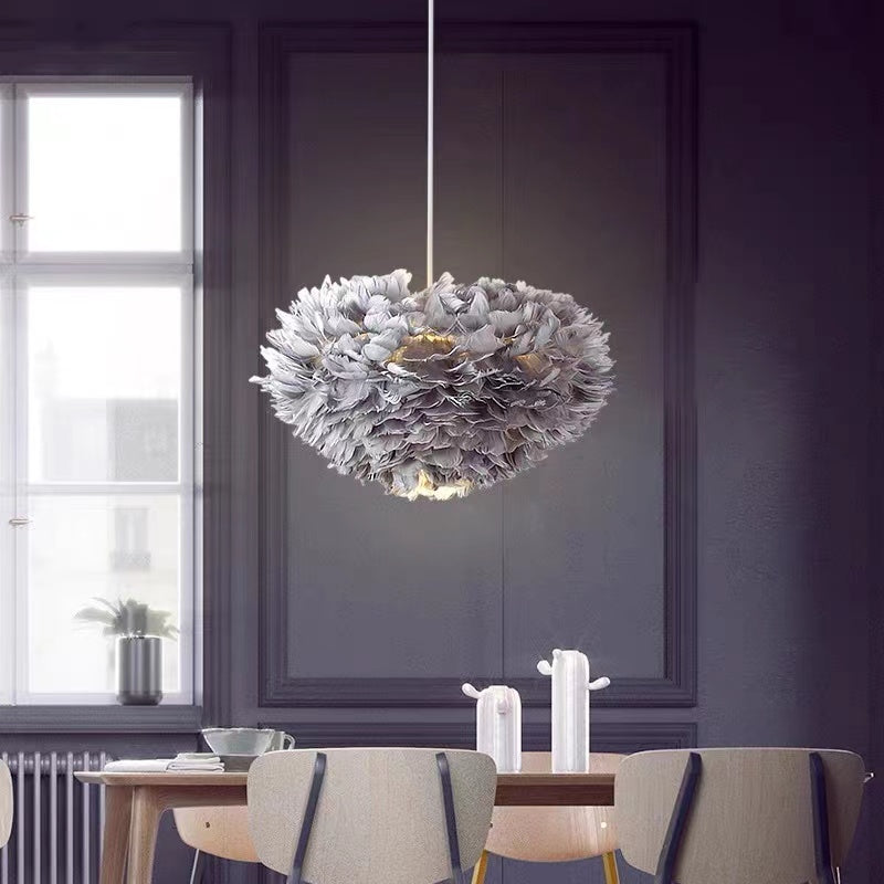 IIS Silki Feather Pendant Light Hanging Ceiling Light