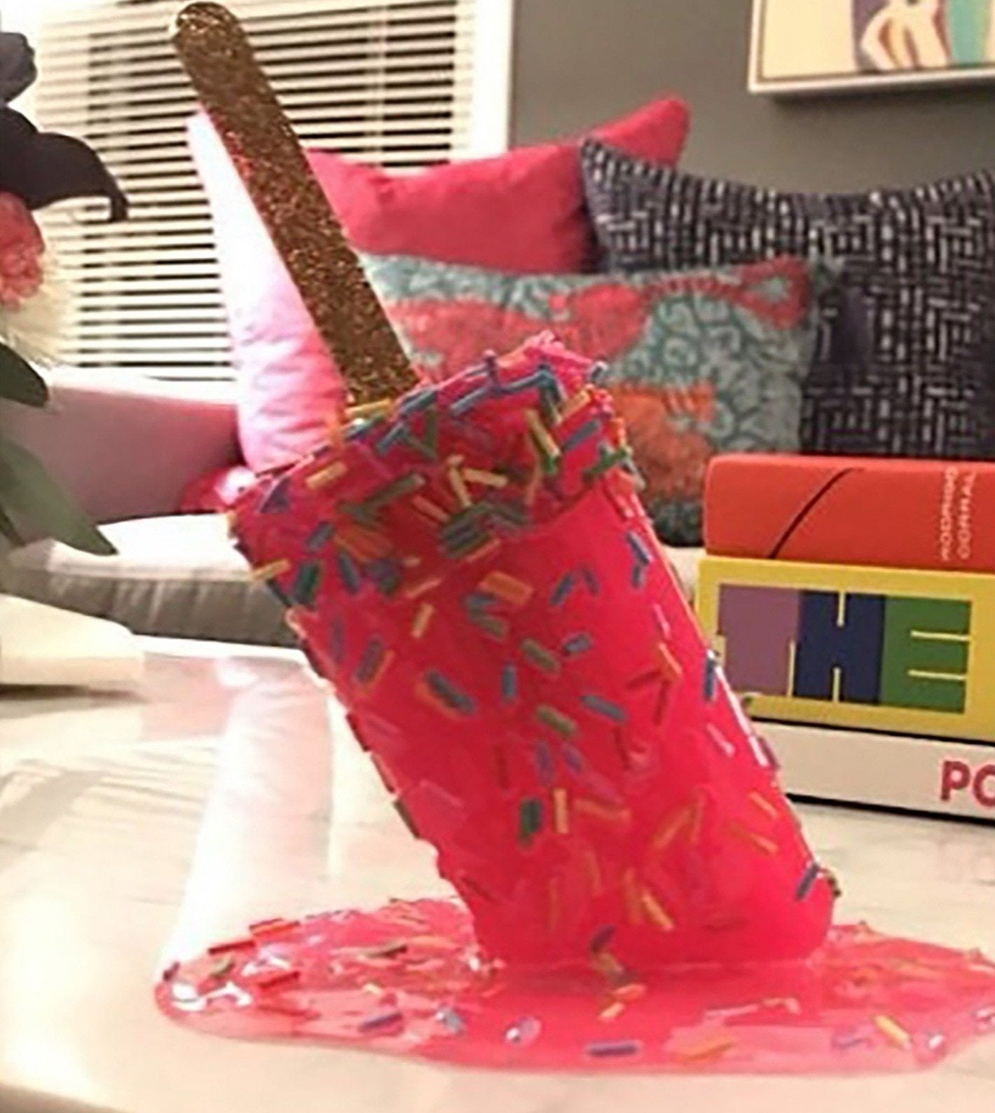 Melting Artisan Melting Popsicle Sculpture