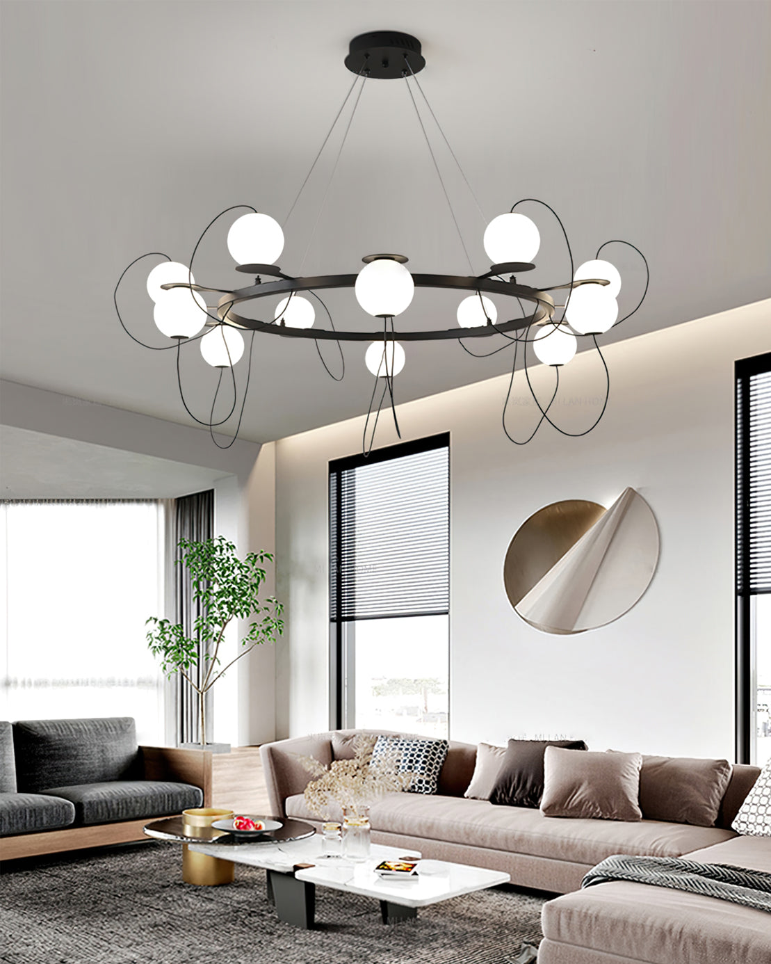 Hubble Bubble Chandelier