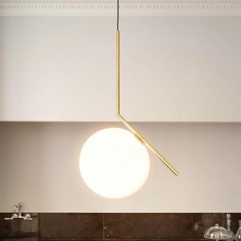 Corner Round Pendant Light