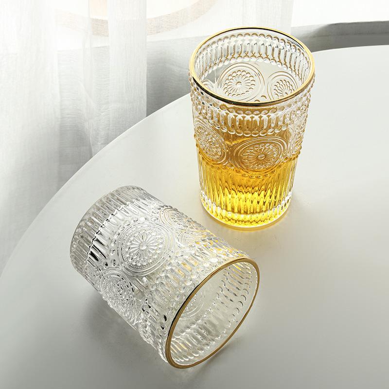 Osasco Gold Rim Highball Glass
