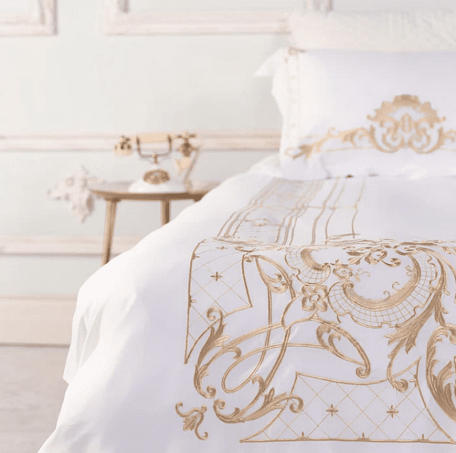 Igor Gold Forest White And Gold Duvet Cover Set (Egyptian Cotton)