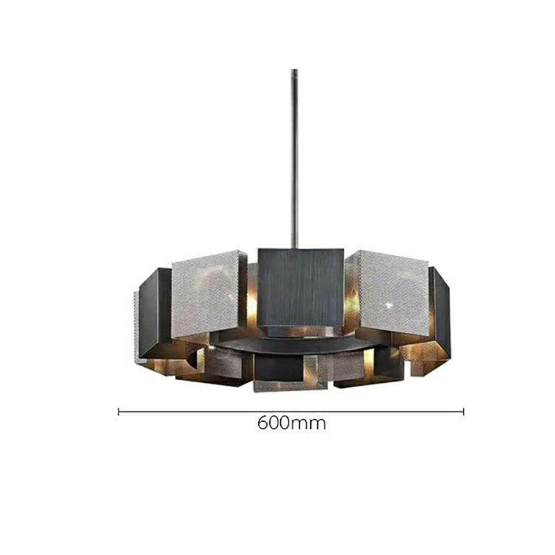 Industrial Style Black Metal Ceiling Chandelier