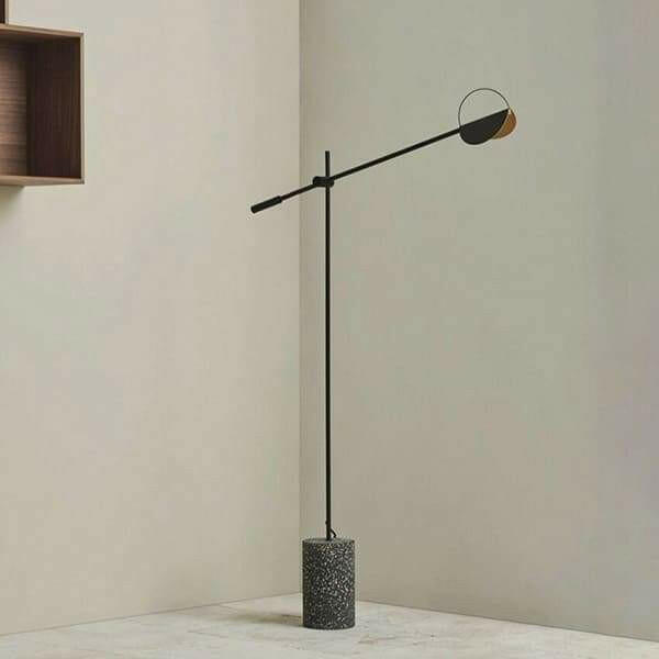Irvetta - Scandinavian Stone Base Floor Lamp