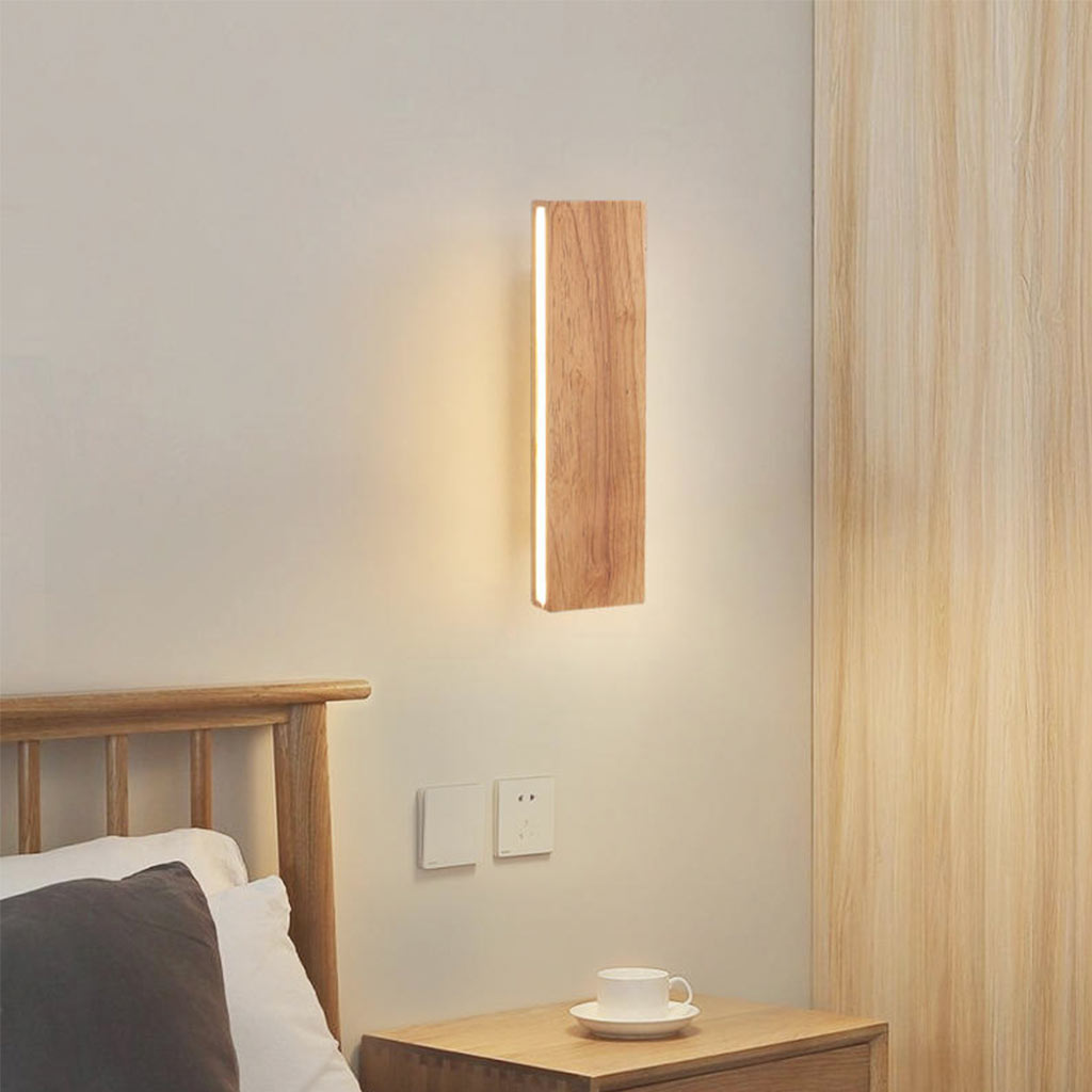 Wall Sconce Lamp Japandi Wood