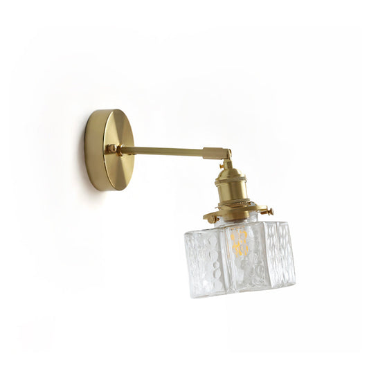Jewel Glass Brass Wall Lamp