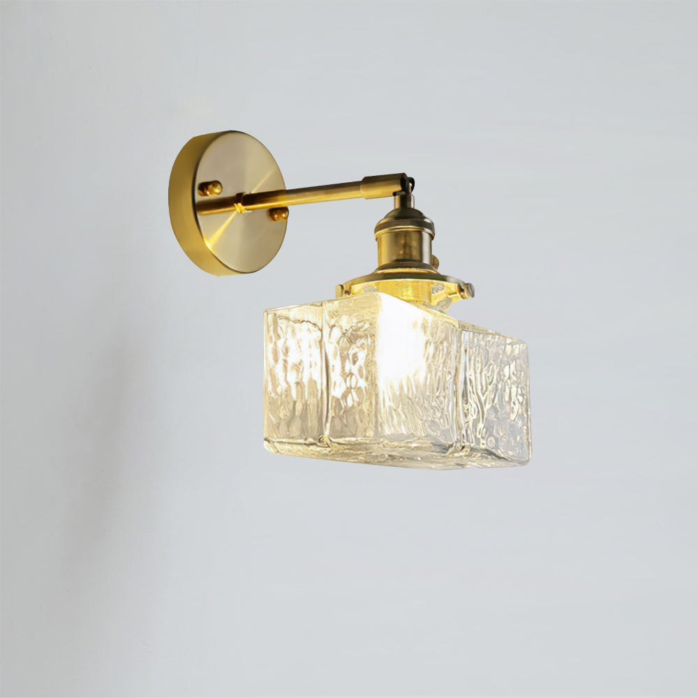 Jewel Glass Brass Wall Lamp