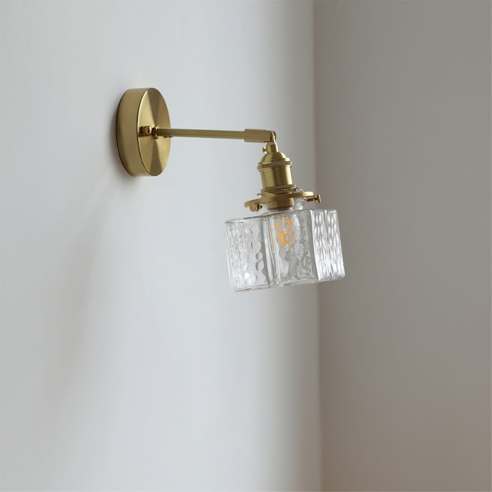 Jewel Glass Brass Wall Lamp