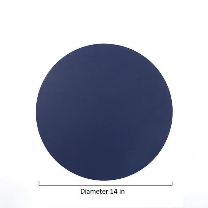 Basic Faux Leather Placemat Set