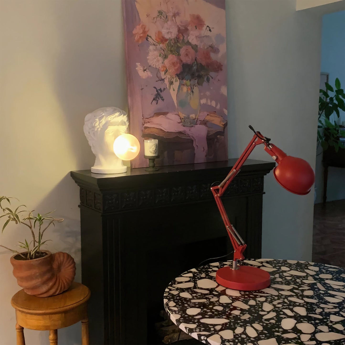 Kaiser Red Table Lamp