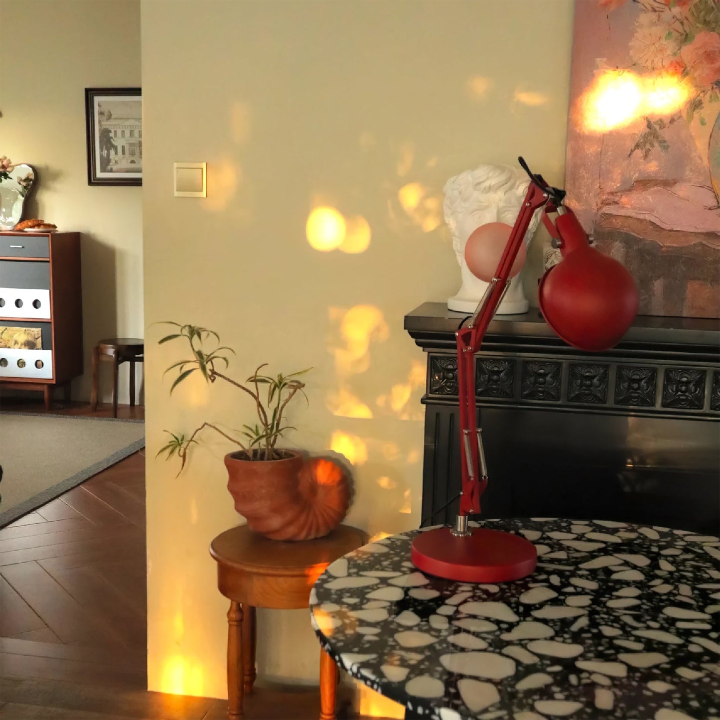 Kaiser Red Table Lamp