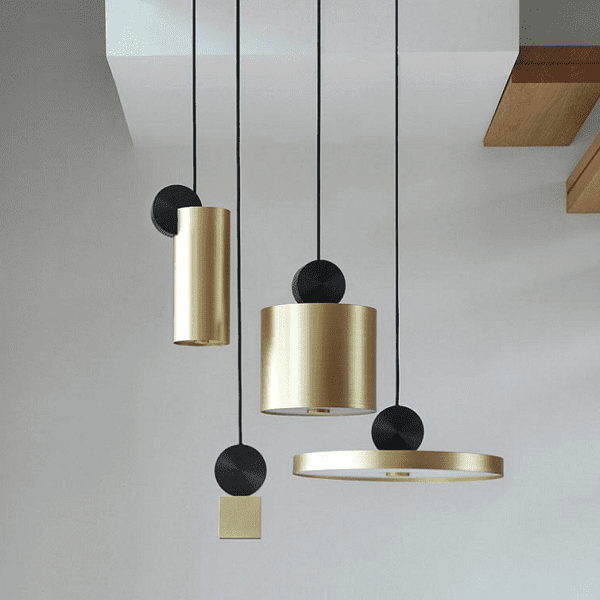 Kendall - Serene Brass Pendant Lights