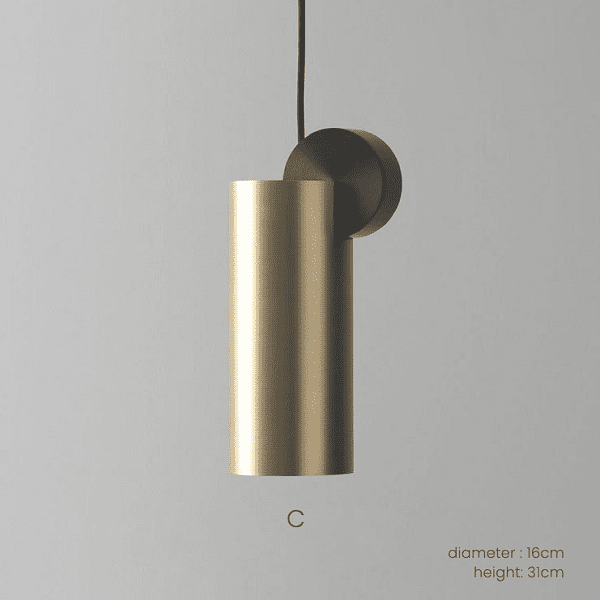 Kendall - Serene Brass Pendant Lights