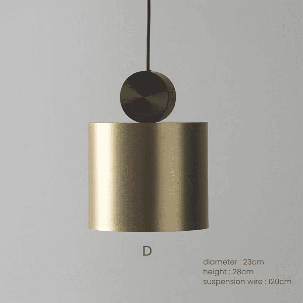 Kendall - Serene Brass Pendant Lights