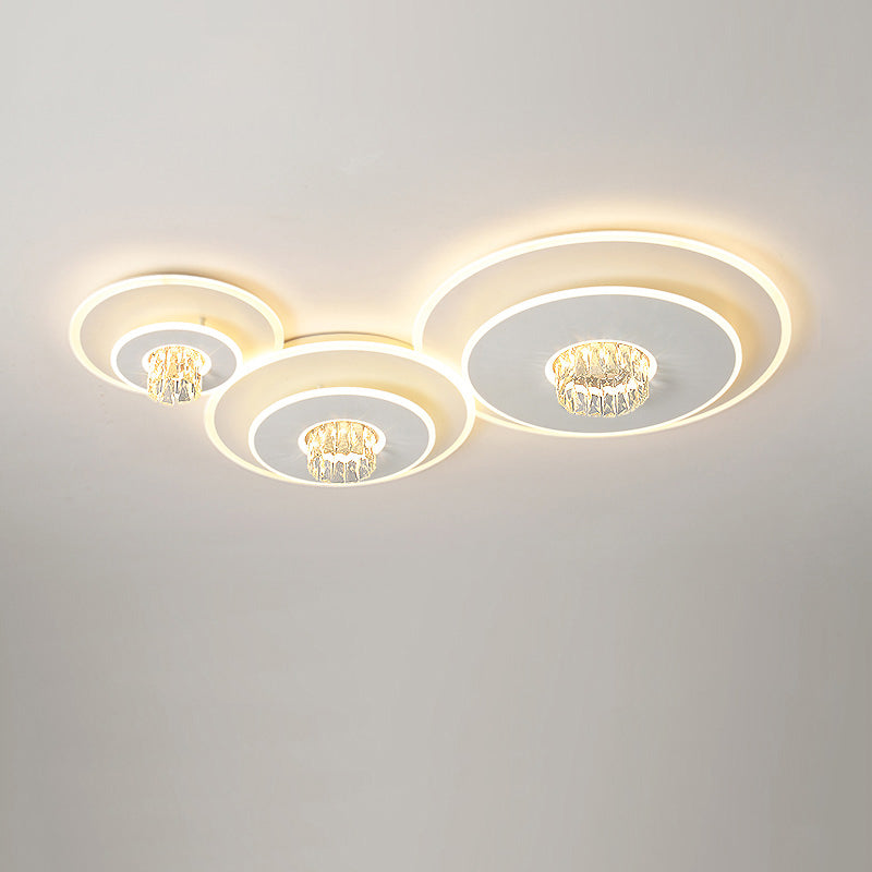 WOMO Low Profile Crystal Ceiling Light-WM1092