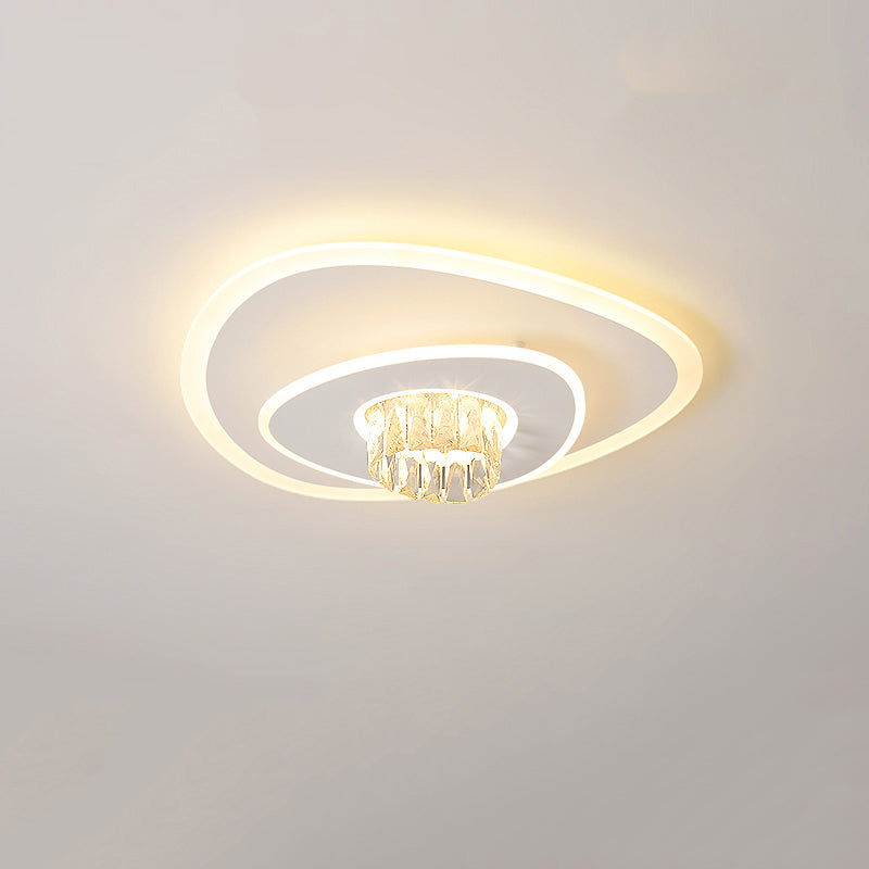 WOMO Low Profile Crystal Ceiling Light-WM1092