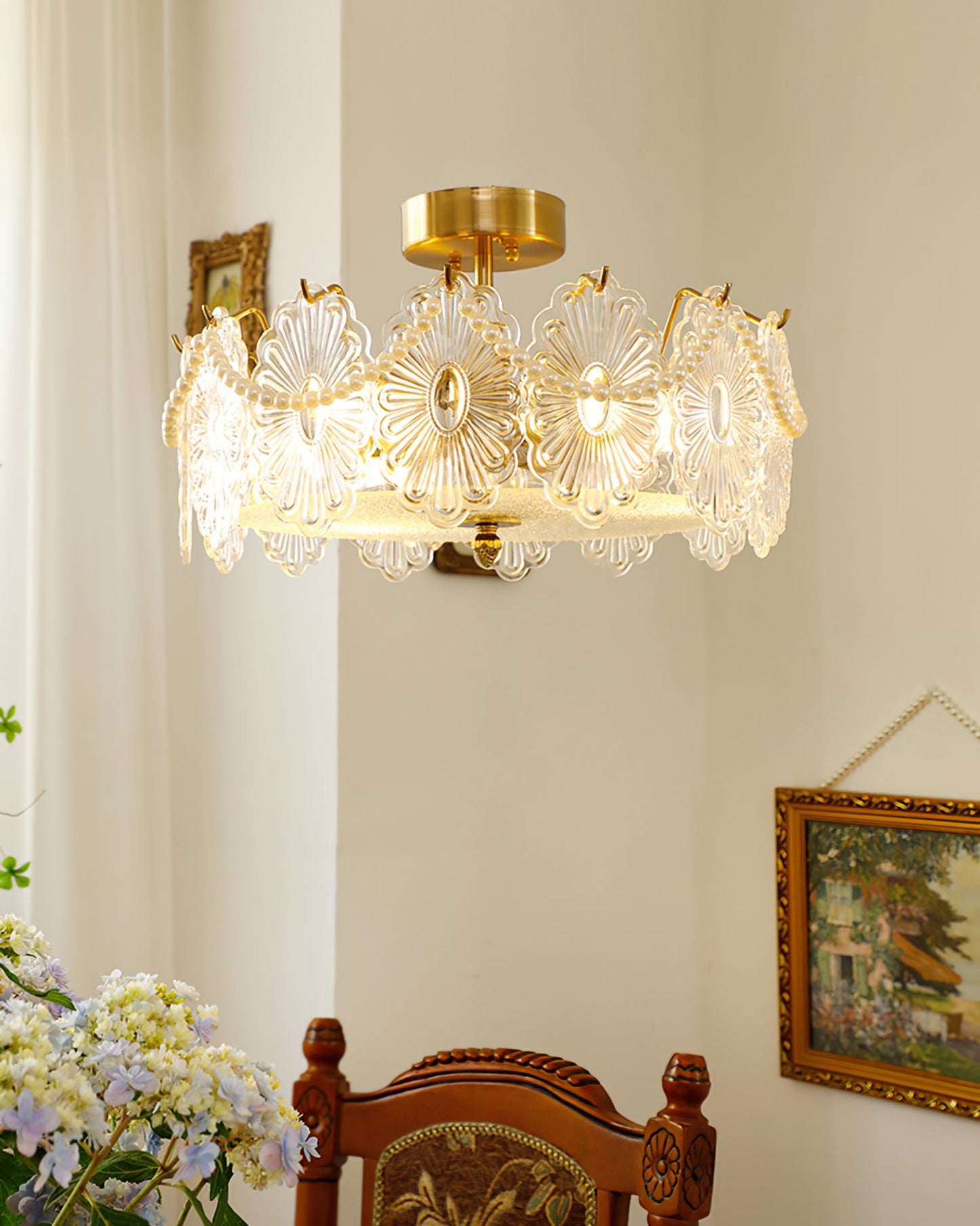 Lamina Glass Ceiling Lamp