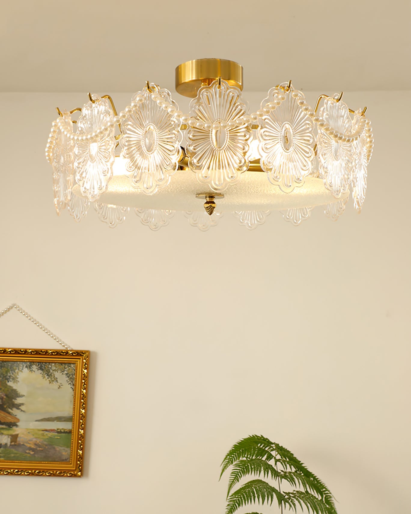 Lamina Glass Ceiling Lamp